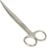 Gima - Gebogene Chirurgische Schere, Spitze Ende, aus Edelstahl, 14.5 cm