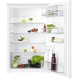 AEG Einbau-Kühlschrank 88 cm ohne Gefrierfach, Serie 5000 OptiSpace: 3x vielfach verstellbare Glasablage, großer Kühlraum (142L), LED-Beleuchtung, mechanische Steuerung, Schlepptür-Technik, TSK5O881ES