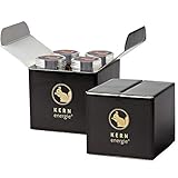 KERNenergie Probier-Set: Nuss-Mischung - Manufaktur - Nüsse, Schoko-Nüsse und getrocknete Früchte in einer Geschenk-Box - Edle Geschenk-Idee - 8x 60g
