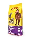 JosiDog Adult Sensitive (1 x 15 kg) | Adult | Premium Trockenfutter für empfindliche Hunde | besonders bekömmlich mit viel Geflügelprotein | glutenfrei | Powered by JOSERA | Hundefutter | 1er Pack
