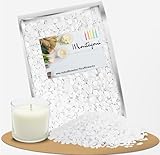 Montegoni Paraffinwachs für Kerzen - Verschiedene Größen 900g/1/2/3/4,5/9,5 kg - Kerzenwachs, Wachsgranulat pastillen, Kerzenwachs zum gießen | Beste Qualität aus Deutschland, Wachs für Kerzen