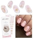 JMEOWIO Nagelfolie Mond Stern Gel Nail Nagelfolien Selbstklebend Nagelsticker Uv Härtend Dekoration Nageldesign Zubehör