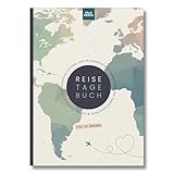 FRUITPRINTS Reisetagebuch, Notizbuch zum Aufschreiben von Erlebnissen auf Reisen