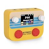 STRICH Pipe Tones Pocket Multi-Effekt Prozessor für Gitarre und Bass, 10 Effektmodule, 125 Effekte, 40s Looper, 100 Drum Patterns, USB Audio Interface, Wireless Control (Orange)