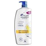Head & Shoulders XXL Citrus Fresh Anti Schuppen Shampoo Gegen Fettiges Haar, 72 Stunden Schutz vor Schuppen, Juckreiz Und Trockene Kopfhaut, 900ml