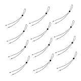 FRCOLOR 12 Stück Teiliges Verstellbares Winddichtes Maskenband und Ohrseil für Erwachsene und Langlebige Maskenhalterung zum Umhängen Verhindert Druck Ohren und Brillenrutschen Beim Sport