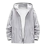 Regenbekleidung Herren Mit Kapuze Faltbar Wasserdicht Regenjacke Wanderjacke Reflektierend Mit Beutel Atmungsaktiv Fahrradjacke Fahrradregenjacke Dünne Fahrrad Leichte Regenanzug Regenbekleidung