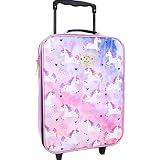 Tassorm Einhorn Trolley Koffer 12 L Kindertrolley Mädchen Handgepäck Kinder Kinderkoffer