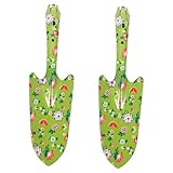 SUPVOX 2 Stück Blumenkelle aus Robustem Eisen mit Bedrucktem Design Vielseitige Gartenschaufel für Blumentopf Pflanzen und Bodenbearbeitung und Langlebig für Gartenarbeit