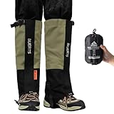 BUERTS Gamaschen, Gamaschen für Damen und Herren (Armeegrün)