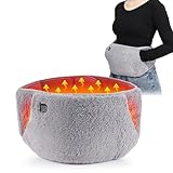 USB-Heizkissen, Beheizte Reisedecken-Pads, Tragbare Elektrisch Beheizte Gürtelbandage für Hand, Nacken, Schulter, Bauch, Elektrisch Beheizte Rückenbandage für Männer und Frauen