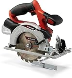 Einhell Akku-Handkreissäge TE-CS 18/150 Li-Solo Power X-Change (18 V, Li-Ion, Ø150 x Ø10 mm Sägeblatt, Schnitttiefe + Neigungswinkel werkzeuglos einstellbar, LEDs, ohne Akku und Ladegerät)