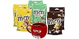 M&M'S 2x150g Peanut, 2x150g Choco & 2x135g Choco Minis + Henkelbecher I Schokolinsen I Fanartikel
