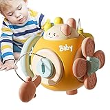Busy Cube, Babywürfelspielzeug - 6-in-1 sensorische Spielzeuge Baby Busy Cubes | Aktivitätswürfel für Kleinkinder, Reiseaktivitäten für Kinder, Spielzeug für die Feinmotorik im Vorschulalter als Strum