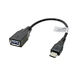 Mobile-Laden OTG Adapter Kabel kompatibel mit Oppo Reno 14 5G, USB-C auf USB, ca. 21cm, zum direkten Übertragen