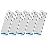 KOOTION USB Sticks 16GB 5 Stück USB 3.0 Speichersticks USB Metall Memory Stick Datensticks Set Flash-Laufwerke USB Flash Drives 5er Pack 16G USB Stick Bunt 5 STK Thumb-Laufwerke 16 GB USB3 Silber