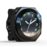 CHENBOOW Motorrad Lenkeruhr,Uhr für Motorradlenker,Fahrraduhr für Lenker,Lenkerhalterung Uhr für Motorräder,Quarz-Design in Aluminiumlegierung,für 22–28 mm Griffe