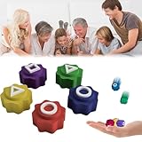Traditionelles Koreanisches Spiel, Gonggi Jack Stone Pebbles Set für Kinder, Familienaktivität – klassischer Hand-Auge Koordinationsspaß, pädagogisches Spielzeug (5pcs)