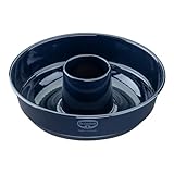 Dr. Oetker Frankfurter Kranz Kuchenform 26 cm Back-Liebe Emaille – Schnitt- & kratzfeste Backform mit Emaille – 26er Kranzform in Dunkelblau