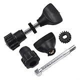 Fräsmaschinen-Basis, Holzfräser-Basis, Trimmen, elektrische Trimmer-Getriebeschraube für Zuhause, Garten, Werkstatt, Elektrowerkzeuge, 2 Stück