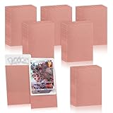Homgaty Karten Hüllen, 300 Stück Kartenhüllen Sammelkarten Sleeves, Leere Karten Folien für Tauschkarten, Card Sleeves für Skylanders,MTG, Pokemon, Yugioh, Roségold
