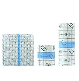 Gullskies Duschpflaster Wasserfest Set 5 Cm×2 M×3,10 Cm×2 M, 15 Cm×2 M – Zuschneidbar, Atmungsaktiv & Hautfreundlich, Wasserdicht Transparent Bandage FüR Tattoo, Alltag, Sport & Kleine Verletzungen