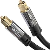 KabelDirekt – TOSLINK-Kabel, optisches Audiokabel – 5 m – Glasfaserkabel für Soundbar (TOSLINK auf TOSLINK, digitales S/PDIF-Kabel, Stereoanlage/Verstärker, Heimkino, Xbox One/PS4)