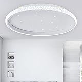 XMTECH 48W LED Deckenleuchten, Kaltweiß & Warmweiß Stern Deckenlampe Kinderzimmerlampe Decken Beleuchtung Ultraflach Deckenleuchte für Kinderzimmer Wohnzimmer Schlafzimmer Keller Küche
