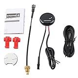 Motorrad Wassertemperaturanzeige, Digitales Thermometer Wassertemperatur-Messgerät Motorrad Wassertemperatur Meter Gauge Universelle für 12V Motorräder