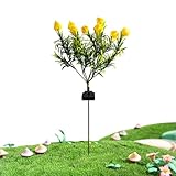 Gardenia Solar-Lichter, Gartenbeleuchtung, LED-Gartenleuchte, Terrassenbeleuchtung, Solarlicht, LED, wasserdicht, solarbetrieben, Garten, Dekoration für Außenbereich, solarbetrieben