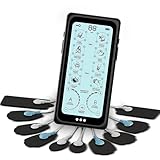 Orthomechanik TENS/EMS Gerät – Reizstromgerät für Schmerzlinderung und Muskeltraining, elektrische Nerven- und Muskelstimulation, mit Massagefunktion und 8 Elektroden