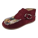 Zeichentrick-Button Druckstiefel weibliche Komfort Katze Flat Knöchel A.s.98 Stiefeletten Damen 41