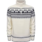 Brandit Norweger Armee Troyer Pullover Army Pulli Winter Outdoor ARBEITSPULLOVER, Größe:L, Farbe:Weiß