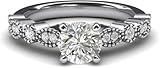 CWZZWS Vintage-inspiriertes Milgrain-Marquise- und Punkt-Verlobungsring-Set mit simuliertem Diamant für Damen, passendes Ehering-Set