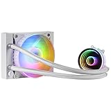 MarsGaming ML-ONE120 Weiß, CPU Wasserkühlung, TDP 200W, Infinity Mirror, FRGB Silent-Lüfter, Universal Multisocket
