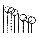 Luxuriöses 8 Harnröhren Dilatatoren Set, Dilatoren für Männer Silikon Dilator Harnröhre Multifunktional Katheter Plugs Sexspielzeug Set, Penis Plug Prostata Massage Sexspielzeug für Männer Solo