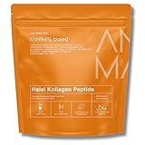 Halal Kollagen Pulver [450g] – Reines Collagen Hydrolysat Typ I & III – Grasgefütterte Rinder aus der Türkei – Halal-zertifiziert – 2000 Dalton – Geschmacksneutral - abgefüllt in Deutschland