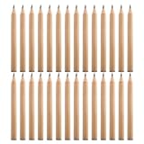 ZUNOXAZ 200 Stück Kurze Holz-mini-dreikant-bleistifte Hb Robuste Tragbare Zeichen Schreibstifte für Anfänger Schule Kindergarten Skizzieren Notizen für Kreative Projekte