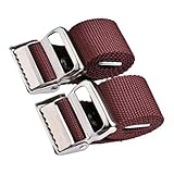 POPETPOP 2 Stück Verstellbare Nylon Fußband und Manschette für Trockenbau Stelzen mit Beinschlaufenüberzug Ersatzset für Stelzenabsatzhalterung und Trockenbau Zubehör