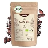 Kakaonibs Bio 500g | aus der Criollo Kakao-Bohne | ohne Süßungsmittel | für Schokomuffins, Schokoglasuren, eine heiße Schokolade & als Zugabe in Porridges, Müslis & Co | vom Achterhof