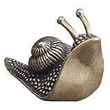 Levemolo Schneckenschmuck bastelzeug The Craft Schneckenadornment Schneckenhandwerk Messing-Ornament Autodekoration Figuren dekor Kunsthandwerk aus Messing kreatives Schneckenornament