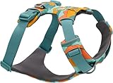 Ruffwear Front Range Hundegeschirr, reflektierendes Y-Geschirr, verstellbares, bequem gepolstertes Alltagsgeschirr für Spaziergänge und Hunderennen, 2 Leinenbefestigungen, Spring Mountains M