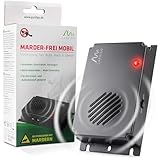 GARDIGO® Marderschreck Marder-Frei Mobil | Ultraschall Marderabwehr | Marderschreck Auto Batteriebetrieben | Marderschutz für KFZ, Motorraum, Dachboden, Haus, Garten | Intervallschaltung
