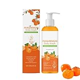 Kaki Seife für den Geruch Menschen, Kaki Duschgel, Duschgel und Seifen, Erfrischend, Effiziente Desodorierung, Lang Anhaltender Duft, Geeignet Für Männer Und Frauen, Sanfter Make up Entferner (1)