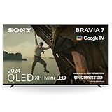 SONY BRAVIA 7 QLED (XR l Mini LED) 65 Zoll 4K HDR Google Smart TV (2024) | Gaming-Funktionen, IMAX Enhanced, Dolby Vision Atmos, Chromecast, AirPlay, 120Hz 65XR70