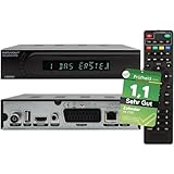 [ Test SEHR GUT, Note 1.1 *] Zehnder HD 2700 VFD HYBRID DVBC Kabel-Receiver & DVBT2 Receiver mit Aufnahmefunktion, DVB-C Reciver & Reciever für DVB-T, DVBT & DVB-T2, Kabelreceiver & DVB T Receiver
