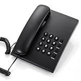 Yzdysg WS1107 Schnurgebundenes Festnetztelefon Mit Speicherfunktion Für Die Wahlwiederholung Der Letzten Nummer Klarer Ton Für Die Kommunikation Zu Hause Oder Büro