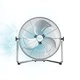 Cecotec Industrie-Ventilator EnergySilence 5000 Pro, 120 W, 3 Metallklingen 20' (51 cm), Kupfermotor, 3 Geschwindigkeiten, Einstellbare Neigung, Verchromte Oberfläche