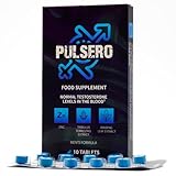 PULSERO – 10 blaue Tabletten für Männer | Komplex aus Ginseng, Maca, Tribulus & Zink | Nahrungsergänzungsmittel für Vitalität & Energ. (1)