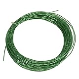 Baxnore Nylon-Tennisschlägersaite, schlagfester Tennisschlägerdraht, verschleißfeste Tennisschlägersaite, elastische Tennissaite für den Sport (Grün)